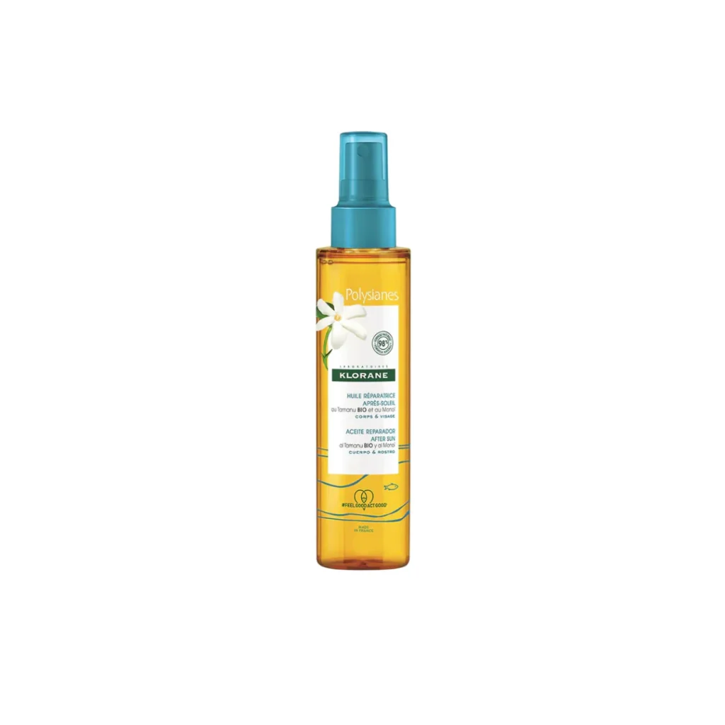 Klorane Polysianes After-Sun Repair Oil – Body and Face - Skinperfection