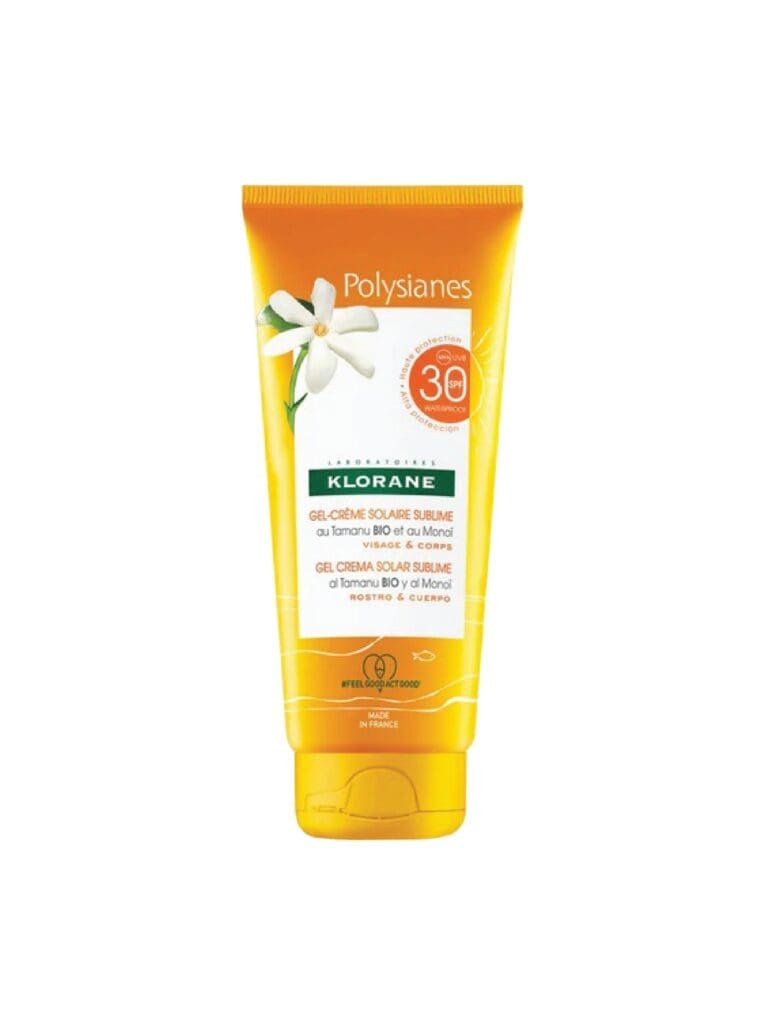Gel-cream-sunscreen-klorane-face-body-protection